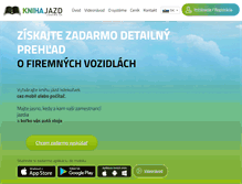 Tablet Screenshot of kniha-jazd-zdarma.sk